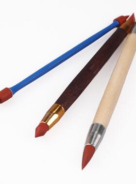 跨境电木商泥塑雕刻工软具陶痕笔质双压头点VXD钻笔陶泥工具45件