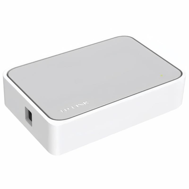 普50联TP-LINK5口兆交换T机L-SG1005+用宿舍千分流器即插家即用