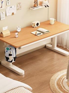 实木儿童学中小学生家用桌可升降书桌习椅榉桌木SJF书桌书电脑桌