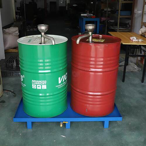 防渗托漏盘化学品危属废液体防泄金油盆接油露栈板废机OVO油桶防
