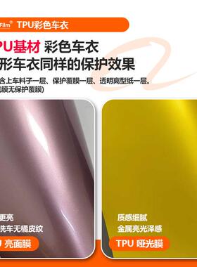 TP漆U消光深邃灰色膜锻面面保护膜超亚P光PF消光彩色85144车衣改