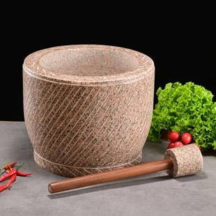 蒜臼子研磨器窝石FNZ打年糕蒜压蒜器对窝子特大打粑糍捣蒜器剥石