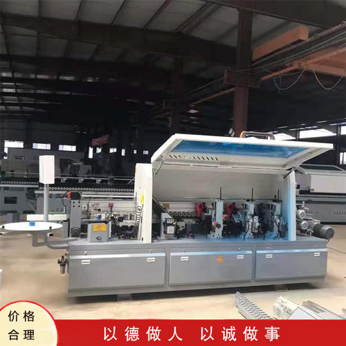 J型C型软成型免拉手封边机 板式家具斜直边海棠角封边 一次成型
