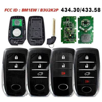 适用新丰田2/3/4键智卡FCCID:BM1EW/B3U2K2P433.58-434.30MHZ