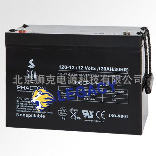 德国SIGA深循环船舶电池Admiral船用电池A3112V100AH12V200AH