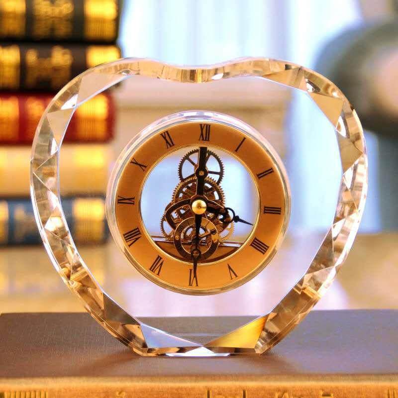 水晶座钟现代客厅创意钟表卧室创意家居饰品办公室摆件工艺品,农用物资,其他肥料,淘宝优惠券,粉丝福利购,淘宝优惠卷