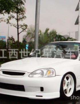 适用于hondacivic1996-1998中网思域改装中网ek3汽车格栅中网顶翼