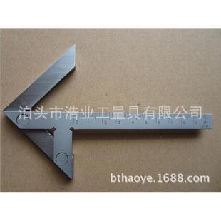圆柱定中心规角度划线尺角度尺中心标记尺DIN875/2级150x130