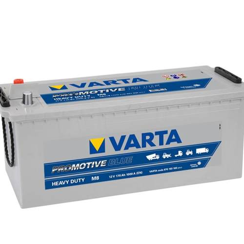 瓦尔塔Varta蓄电池M8170AH启动功率1000A商用工业和建筑车辆