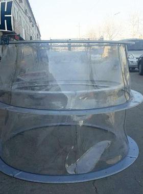 10mm厚PVC变径软连接DN900活性炭设备进出口PVC软接头