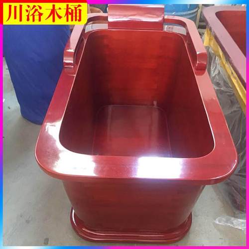 日式无箍浴缸橡木木桶浴桶成人洗澡桶泡澡桶浴盆加厚叠板实木浴缸