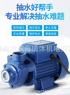 QB60QB70QB80自吸清水泵离心漩涡清水泵12V220V110V太阳能自吸泵