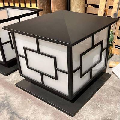 800大柱头灯户外景观灯庭院门柱灯别墅大门灯室外院子围墙灯接电