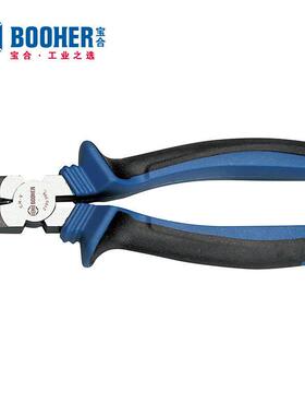 Booher宝合手动工具双色CrV斜嘴钳BH21053066