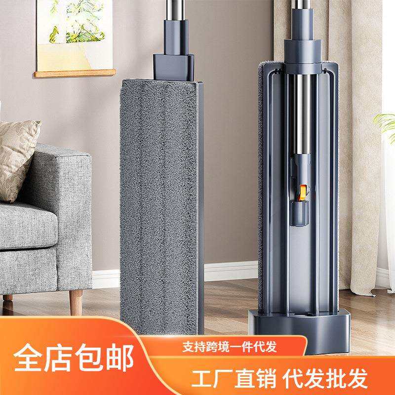 家用免手洗新款平板吸水拖把一拖净懒人墩布地拖地手包邮