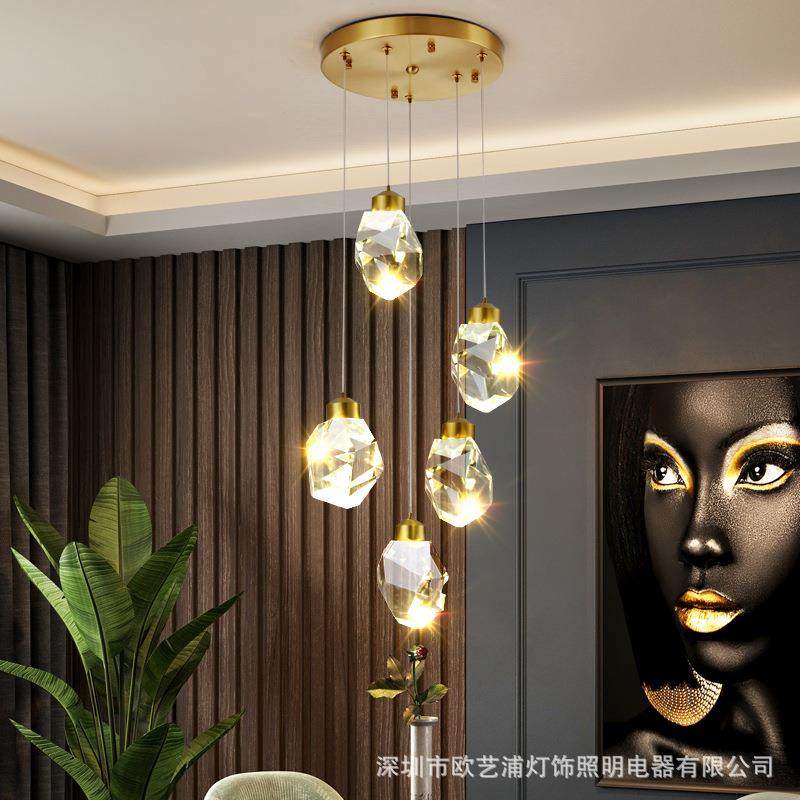 餐厅吊灯轻奢后现代简约水晶吊灯餐桌个性吧台灯创意饭厅北欧吊灯,农用物资,其他肥料,淘宝优惠券,粉丝福利购,淘宝优惠卷