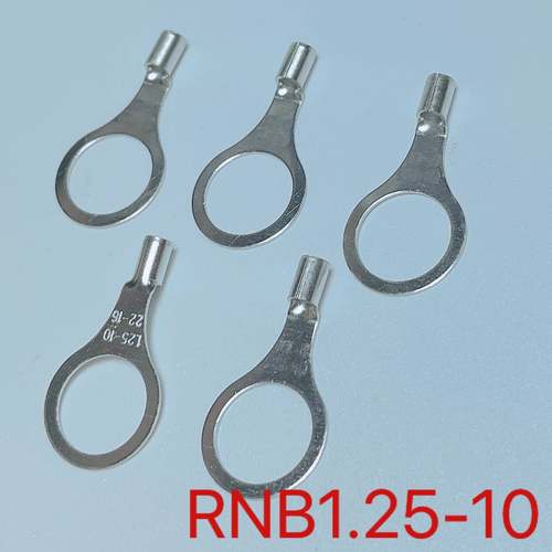 叉型U型冷压裸端子RNB1.25-10铜鼻子铜接线端子RNB接线鼻1K/包