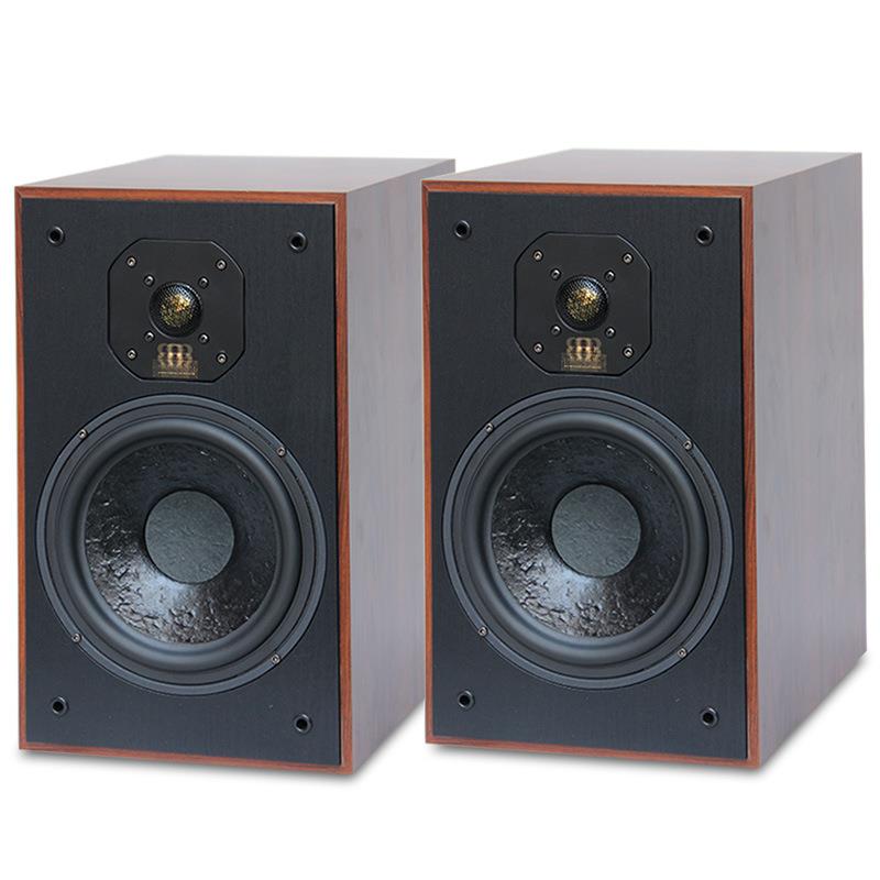 M88寸发烧hifi书架音箱2.0无源发烧木质对箱音响