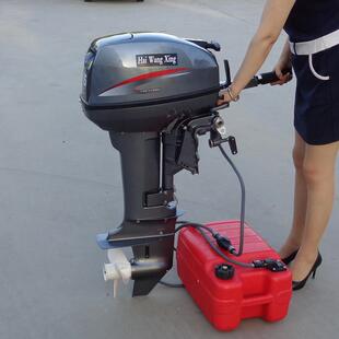 含山县汽油船挂机价格汽油大马力挂桨机冲锋舟舷外机尾挂机