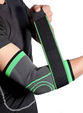 专业拳击散打护具加压护肘SGS认证绿黑色s-3xl尺寸搏击护具护腕