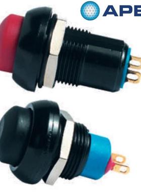 APEM按键开关IP67防水按钮现货IPR3SAD2GLM