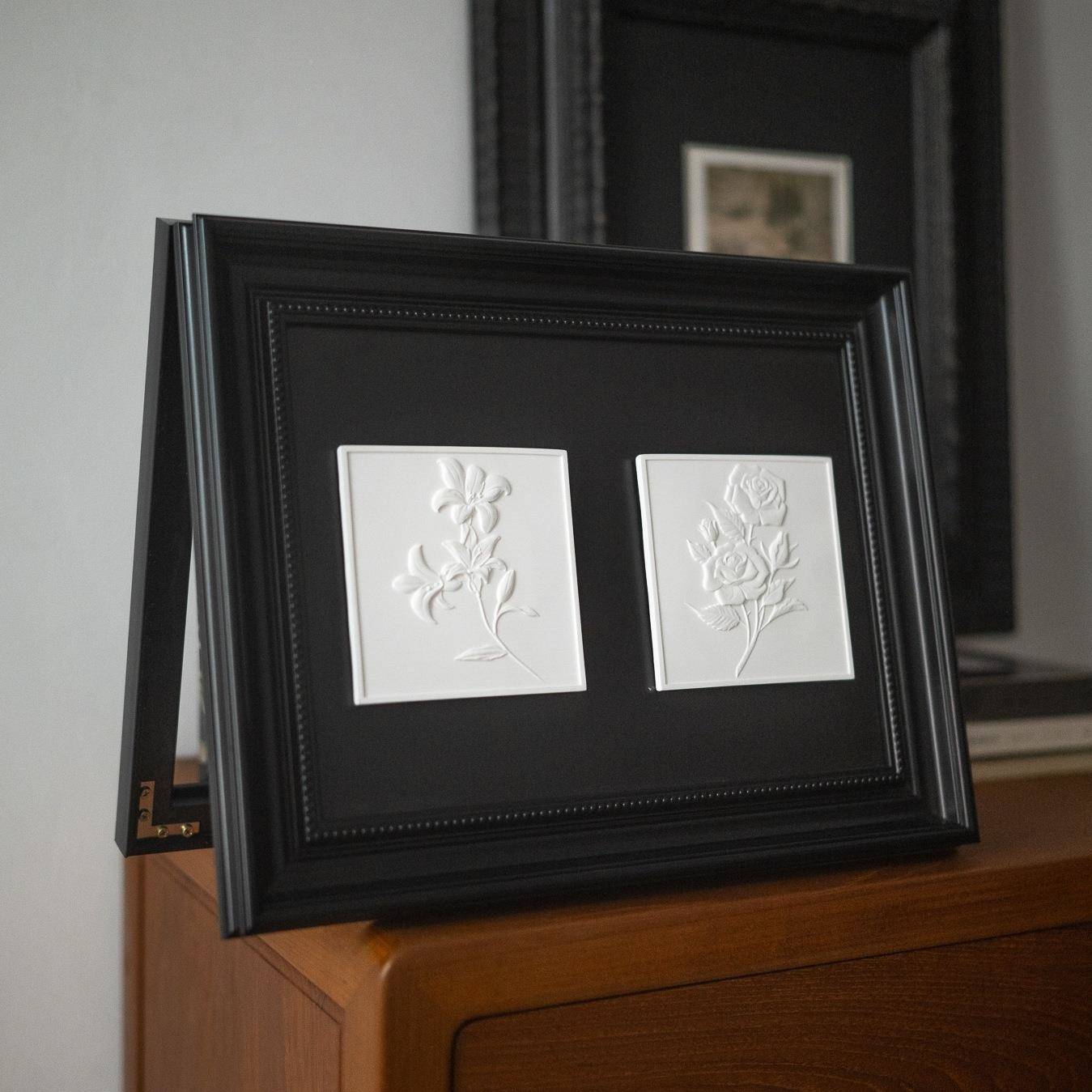 免打孔风配电箱盖板遮挡多装媒体浮法OLS式复古中古雕挂画电表箱