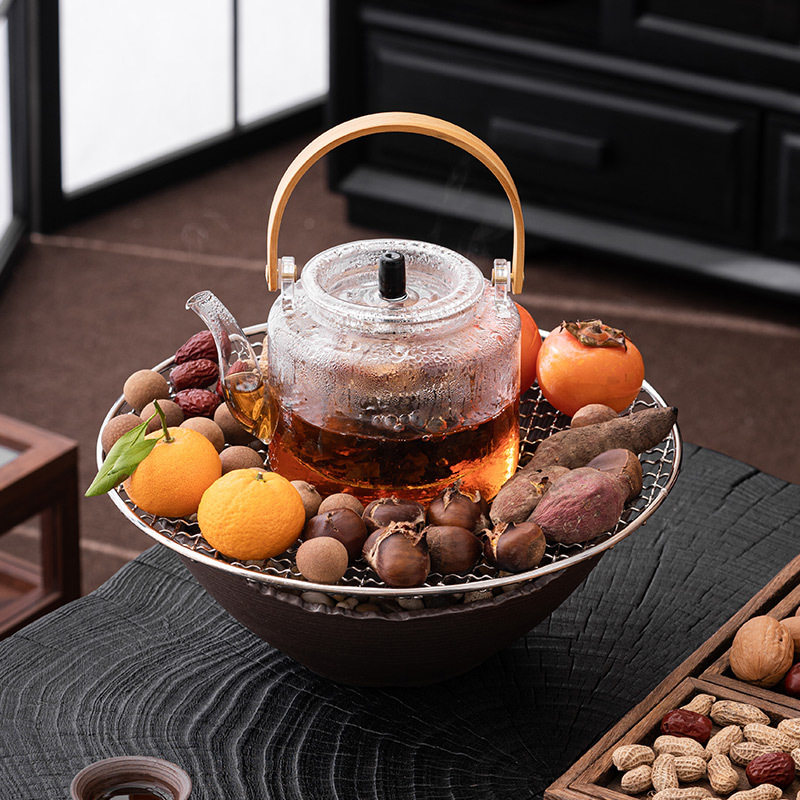 日式小型围炉煮茶电陶炉套装