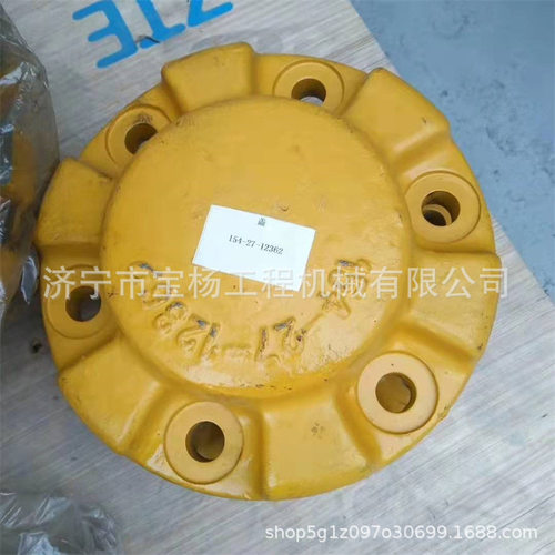TY220 SD22推土机链轮轴盖154-27-12362变矩器盖终传动盖变速箱盖