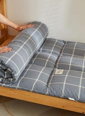 A类学厚生宿舍专用90x190加棉GWV床花软垫垫家用折叠地铺睡垫被褥