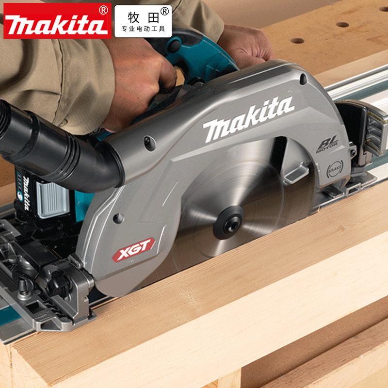 原装aki911ta牧电40V锂电锯10寸圆切割机HS011GT201轨田道锯集尘