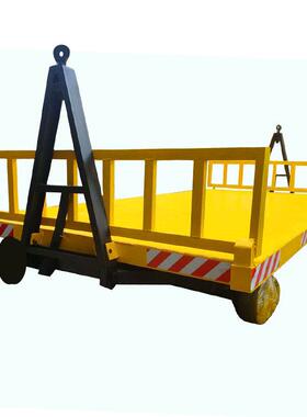 吨型平板拖车厂内运输平板车全挂平板叉68529车工业板货运重车