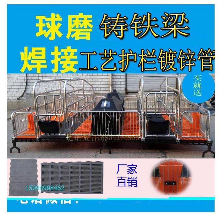 新型加厚母猪产床双体单猪产床养殖设备分WGL娩体高培用猪栏产床