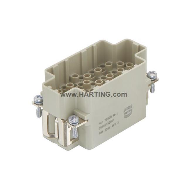 HARTIN5GA连接器0916639072001H75DDD-MNC10A75针浩亭