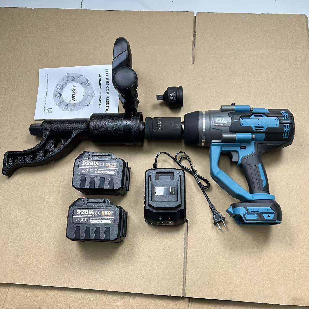 林海源锂电扭轻扳手松拆卸半挂车49757轮胎螺丝高栓强度螺装卸3矩