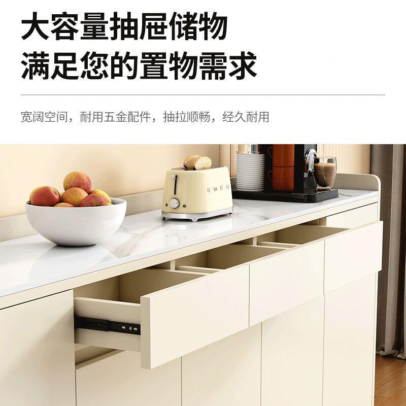 家4531用厨靠房简易收纳柜薄客厅超矮山柜子横厅长条柜隔断餐边柜