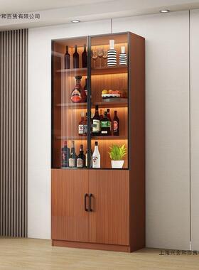 玻璃门酒柜家用防尘客37752厅靠墙餐柜柜轻奢物边高档储简约展示