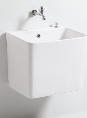 壁挂式拖把池池家卫用生间阳台大墩布长方QNQ形挂墙式洗拖布号池