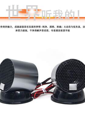 国汽喇车音响中置叭2德.5中音喇叭中高寸音喇叭仪表台中频12喇叭