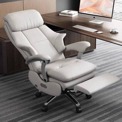 体老板椅久坐人工学椅动电脑44830椅家可躺办公室椅沙发电椅气动