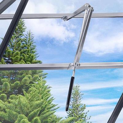 现货阳光温器控开房窗器铝合金自动推棚窗71310大阳光房单弹簧开