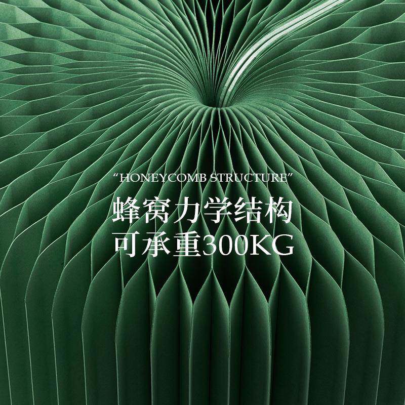 车载凳休闲个性计茶几家用隐形设63887创小意雾霾灰折叠圆坐凳子