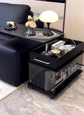 全实可移动巴士边几车阳台茶几桌小推轻奢木岩板降升创意沙发IWI