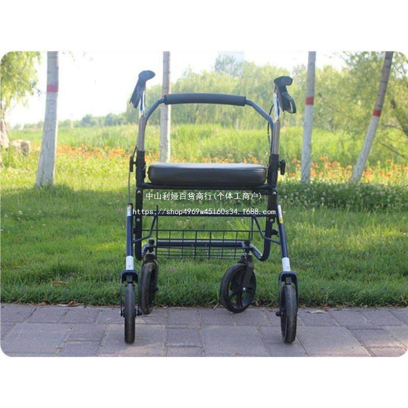 旅游车携老人可折叠助力车椅子出行便式HIV推老年手推车代步轮坐