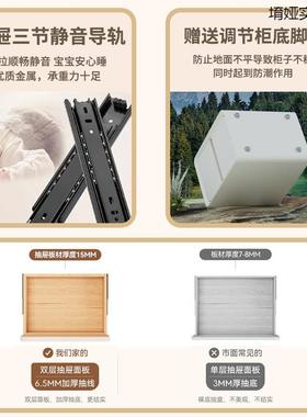 奶油风2床头柜简现代皮质床边柜小型窄约0cm78470极简超迷你收纳