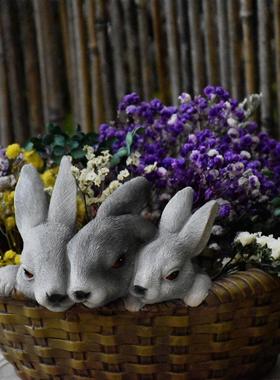 创意爱小猫钥匙收纳摆件家居厅装玄关顶楼阳台花盆花86930客可园