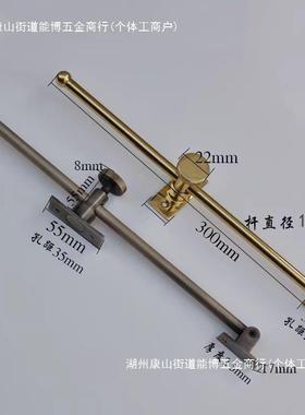 钢窗配件铝古合金窗撑撑仿双臂撑挡木窗风铜单CBV臂撑