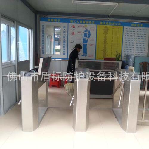 地进9181铁站手推单限向三杆闸机人行通道出单出口旋转三辊闸栅栏