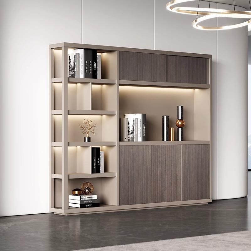 办公JW55具木质文件柜书柜背组合档板式资料案柜办公室景储物柜家