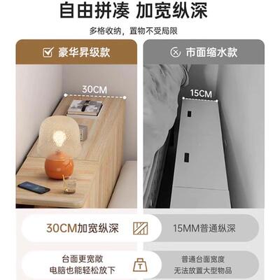 床窄头柜床尾柜室床边卧窄柜置物缝柜子PCG0017极收纳柜储物柜床