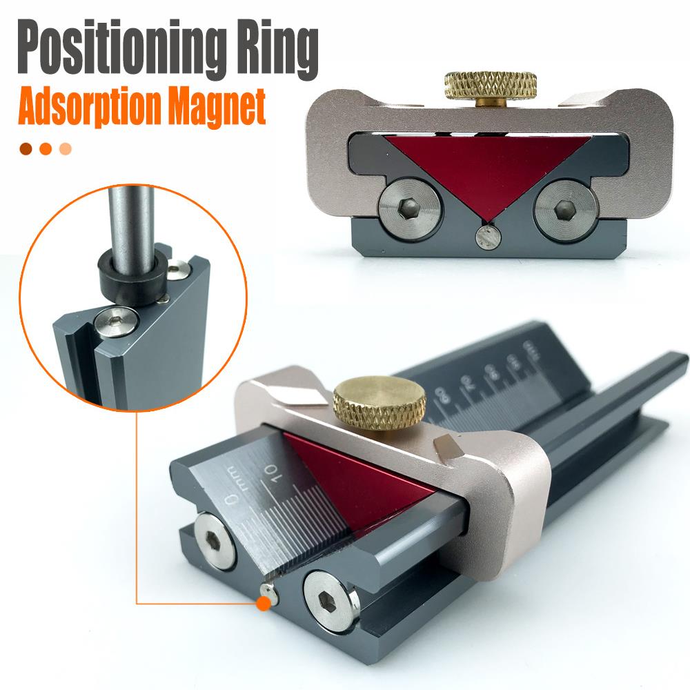 位木工钻头定位测高器量角多仪功能锯量具限器木工钻头卡规测厚台